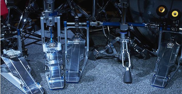 Close-up view of foot pedal series