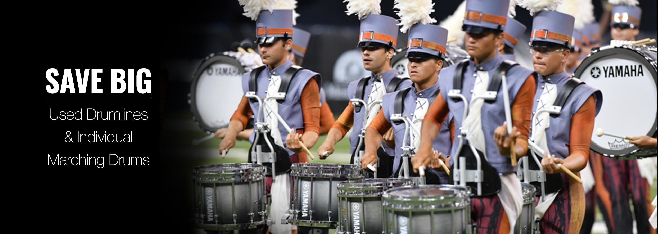 Save Big On Used Drumlines & Individial Marching Drums