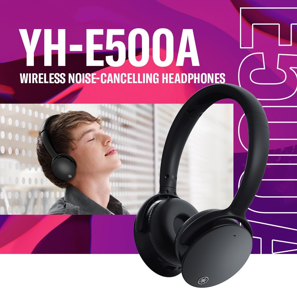 Yamaha YH-E500A Wireless Noise-Cancelling Headphones - Header - Mobile