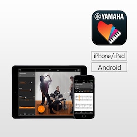 image of Smart Pianist App logo and ipad with iphone
