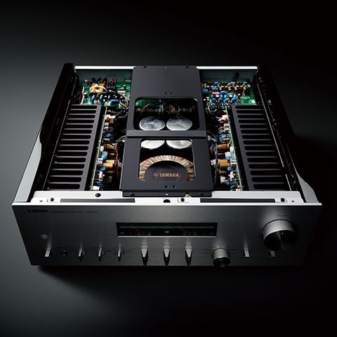 mechanical ground concept showing exposed top of A-S2200 integrated amplifer