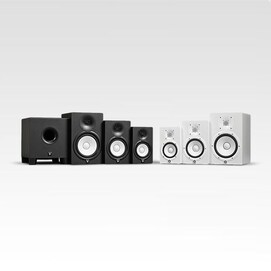 HS Series Black and White Lineup Speakers