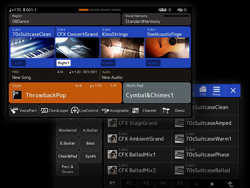 PSR-SX720+ - Overview - Digital and Arranger Workstations