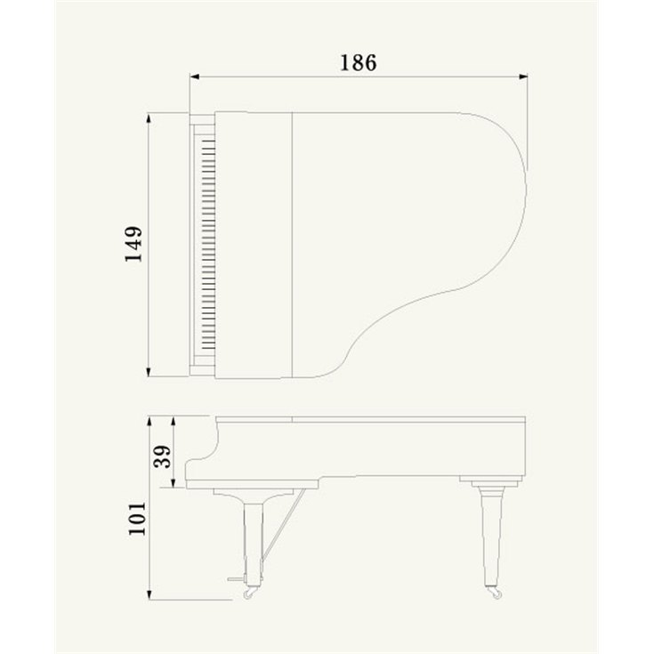 Yamaha c3x on sale grand piano