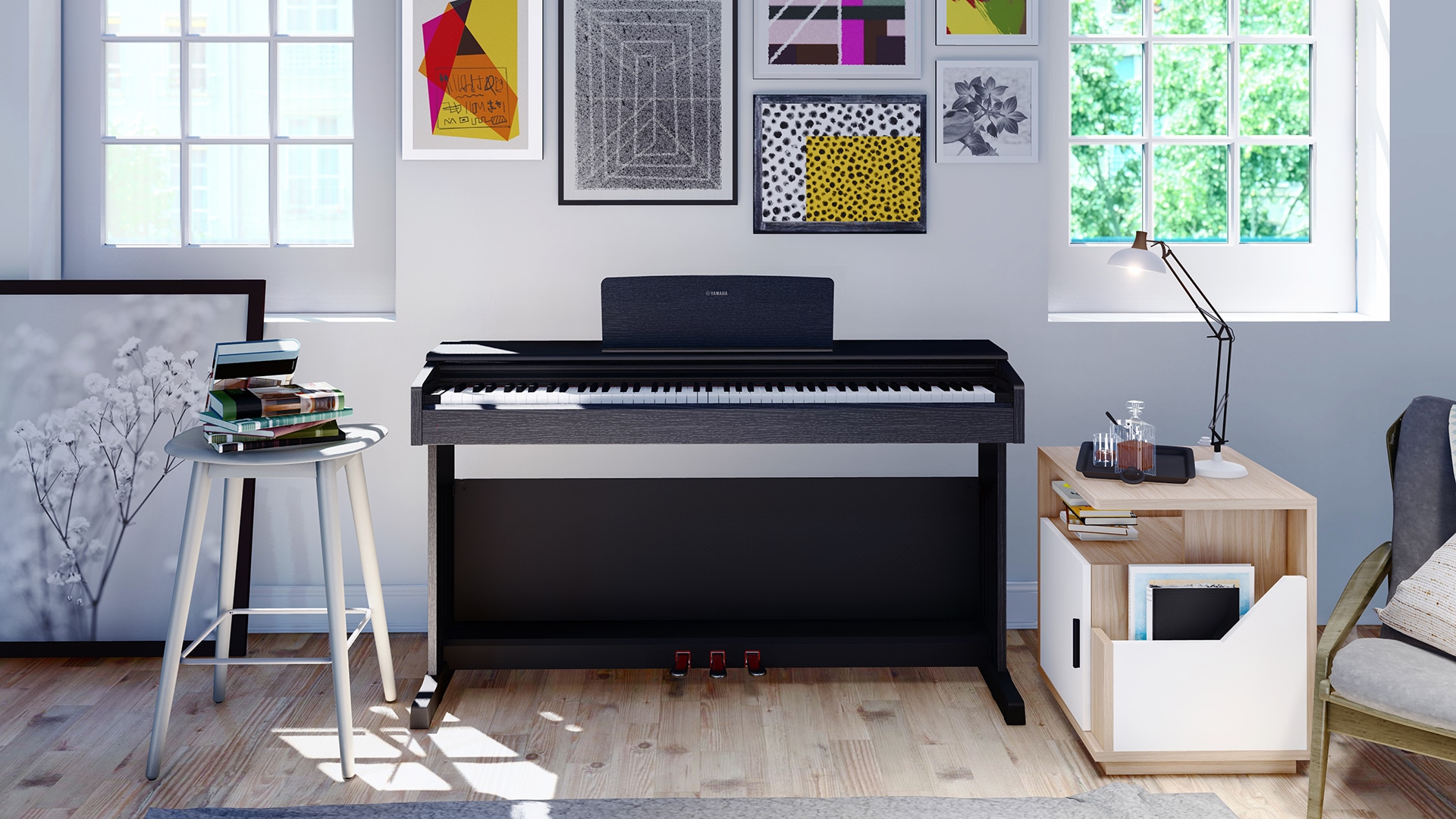 Yamaha YDP-144 WH weiß mattDigital PianoEpianoelektrisches Klavier 