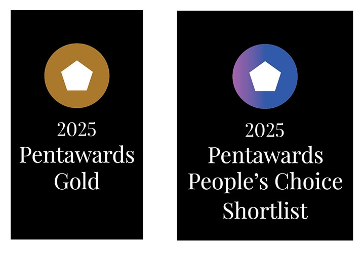 Gold Award at the Pentawards 2025 