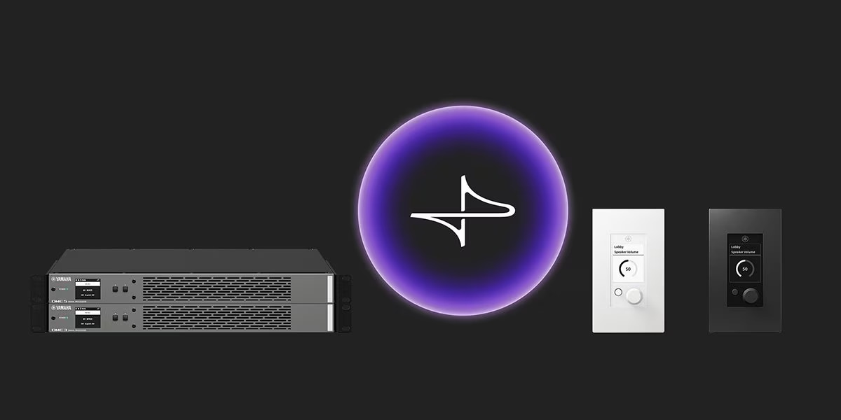 Commercial Installation Solutions Ecosystem with Signal Processors DME5 / DME3, Wall-Mount Controller MCP2