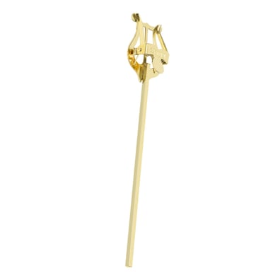 YAC 1510G Straight Lyre for Tubas, Baritones or Horns; Gold Lacquer