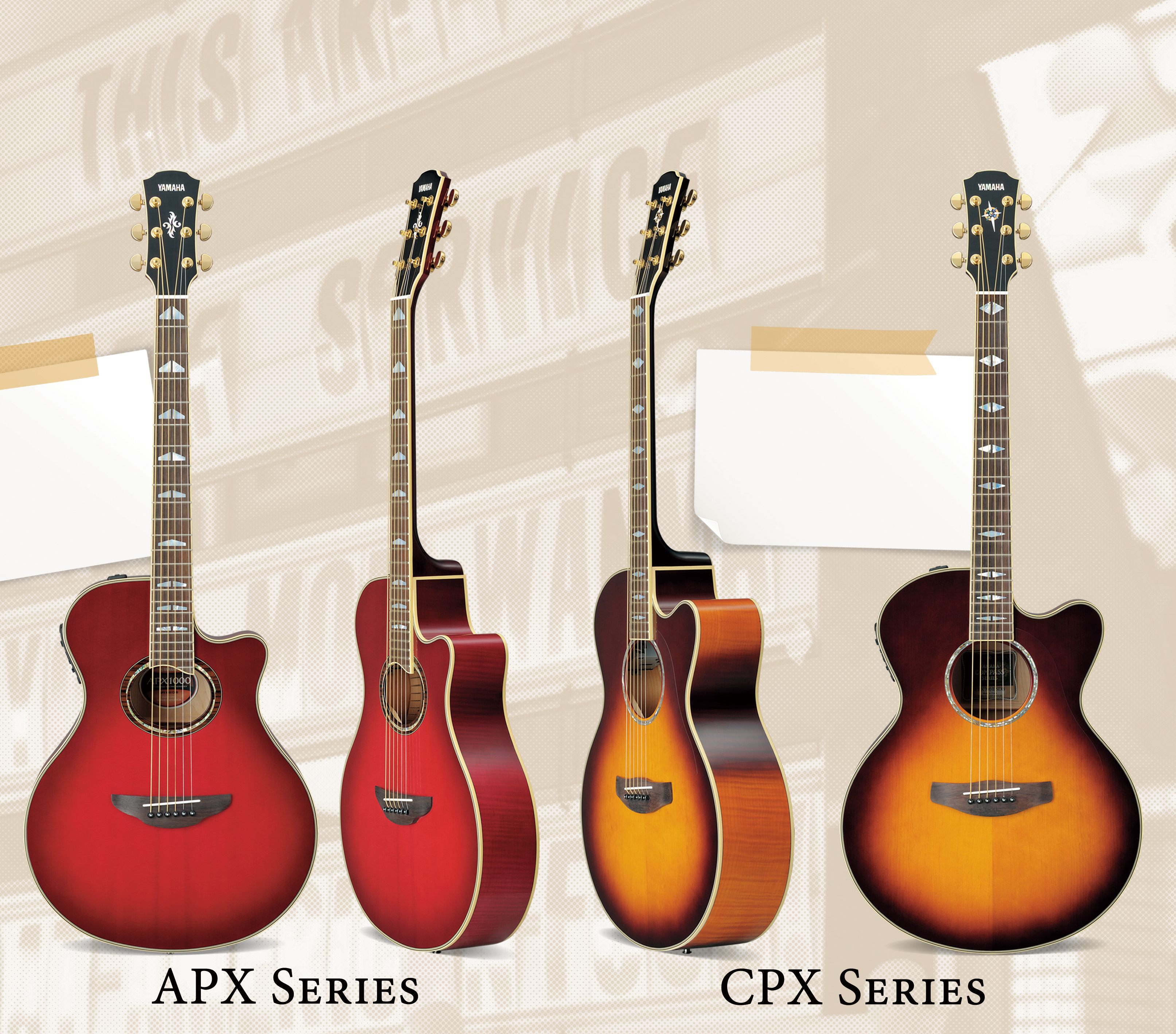 APX Series - Features - Acoustic Guitars - Guitars, Basses & Amps 