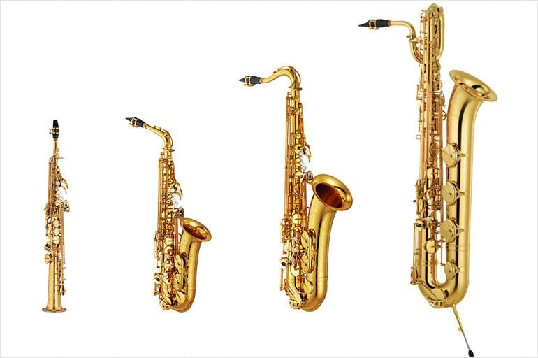 4 types of saxophone