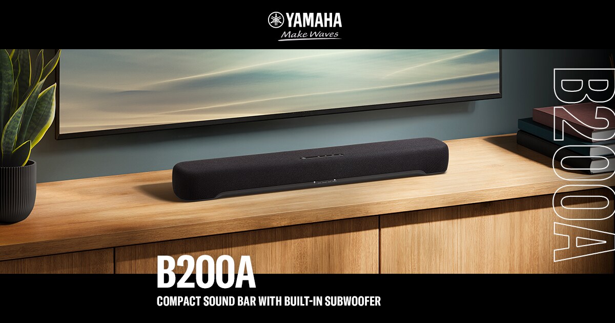 Yamaha B200A Compact Sound Bar with Bluetooth – Yamaha USA