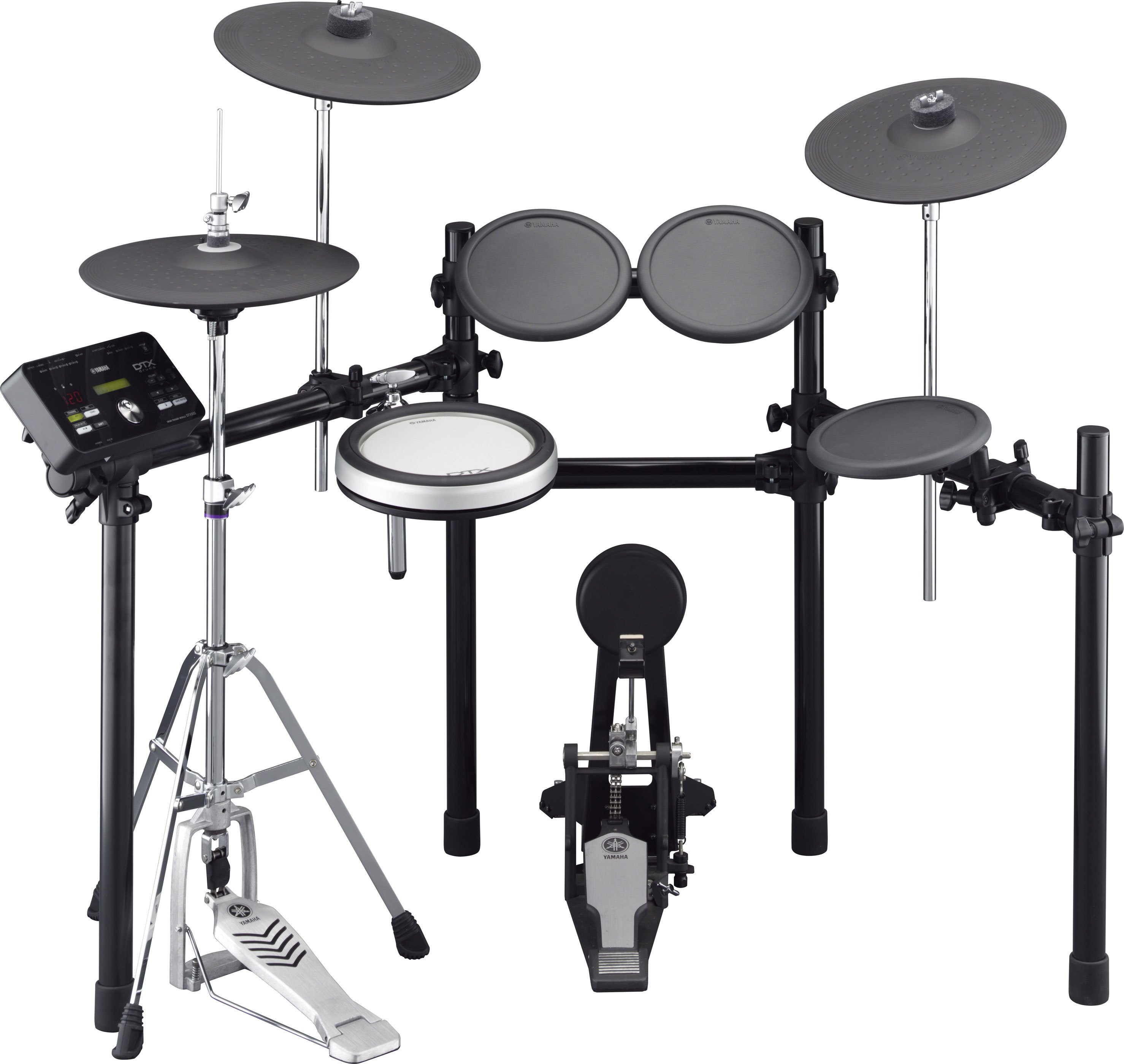 XP80 Triggers and Mounts TP70 Yamaha DTX Deluxe Hybrid Electronic Drum Pack with DTX502 Module 