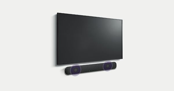 SR-B20A Sound Bar with Built-in Subwoofers - Yamaha USA