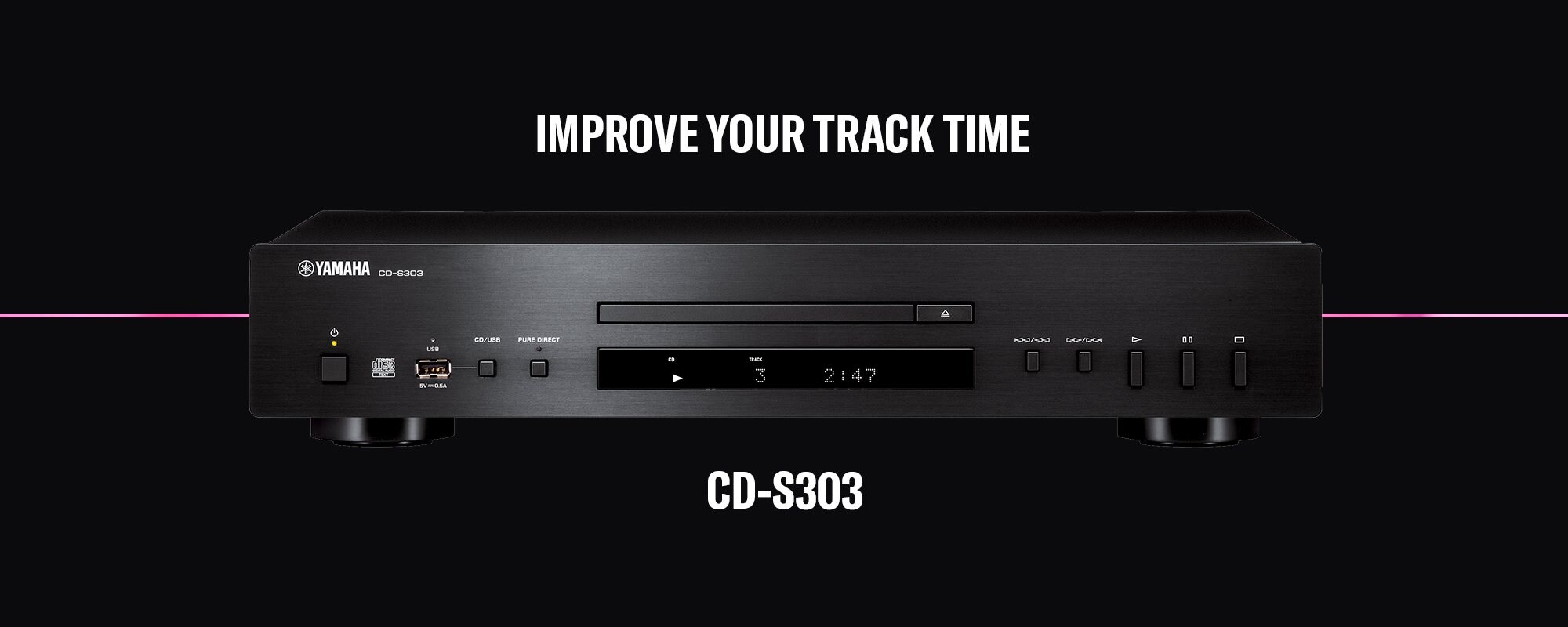 Yamaha CD-S303 Noir - Platine CD - Garantie 3 ans LDLC