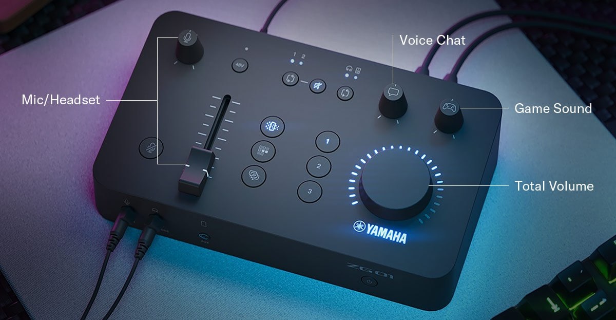 ZG01 Gaming Mixer - Yamaha USA