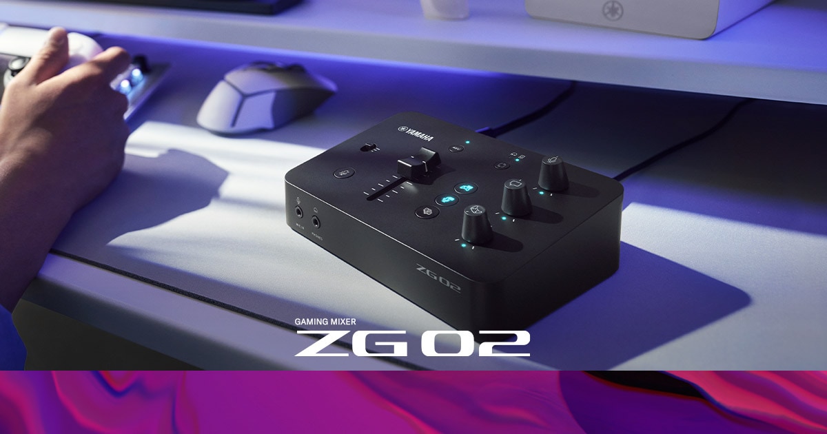 ZG02 Gaming Mixer Software and Manuals - Yamaha USA