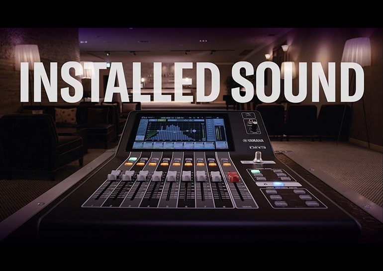 Close-up View of Yamaha Digital Mixing Console DM3: Raising the bar for compact digital mixers - Installed Sound