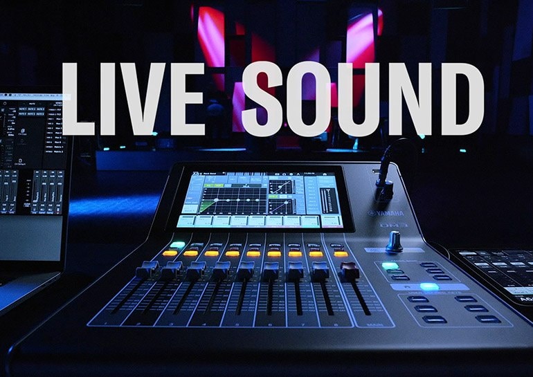Close-up View of Yamaha Digital Mixing Console DM3: Raising the bar for compact digital mixers - Live sound