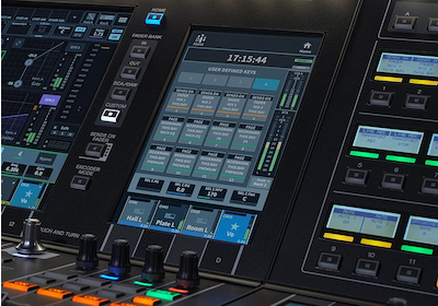 Yamaha Digital Mixing Console DM7: Utility screen for streamlined performance