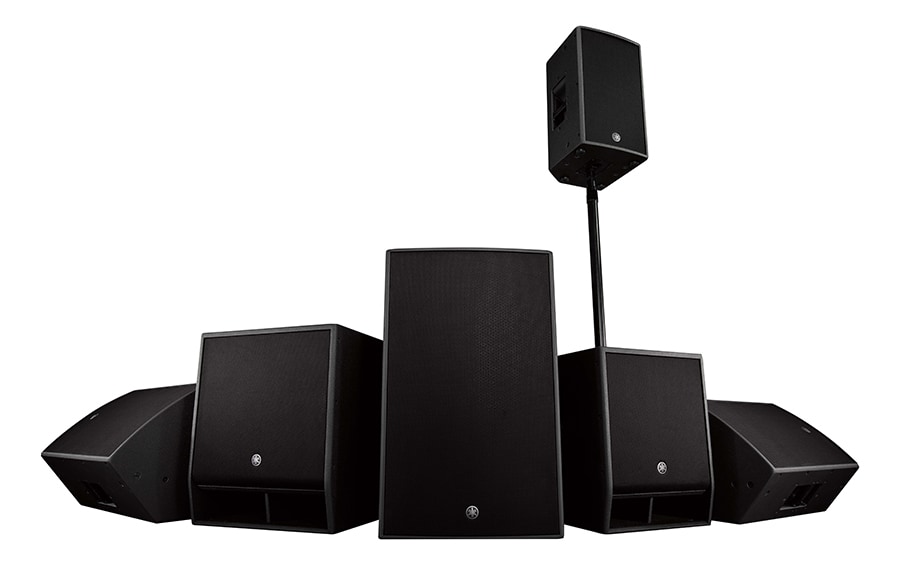 Front view of DZR_DXSXLF speakers