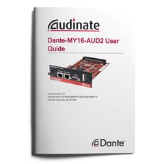 DANTE-MY16-AUD2 - Downloads - Audio and Network Interfaces and 
