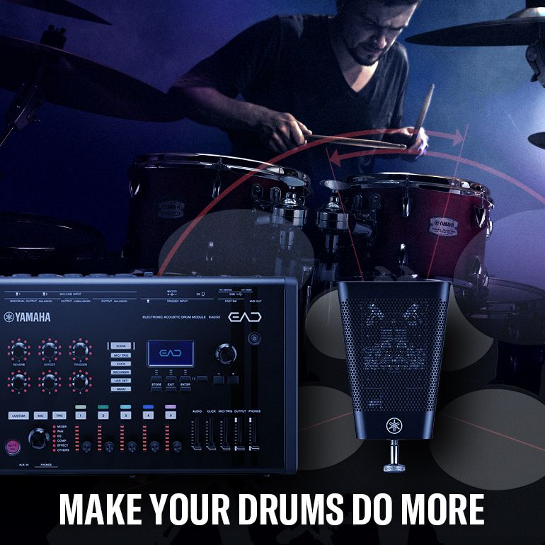 EAD50 Electronic Acoustic Drum Mic System - Yamaha USA