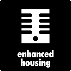 Clear, consistent drum sound with an improved housing design