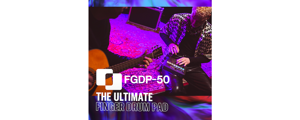 FGDP-50 player and guitarist in session on stage