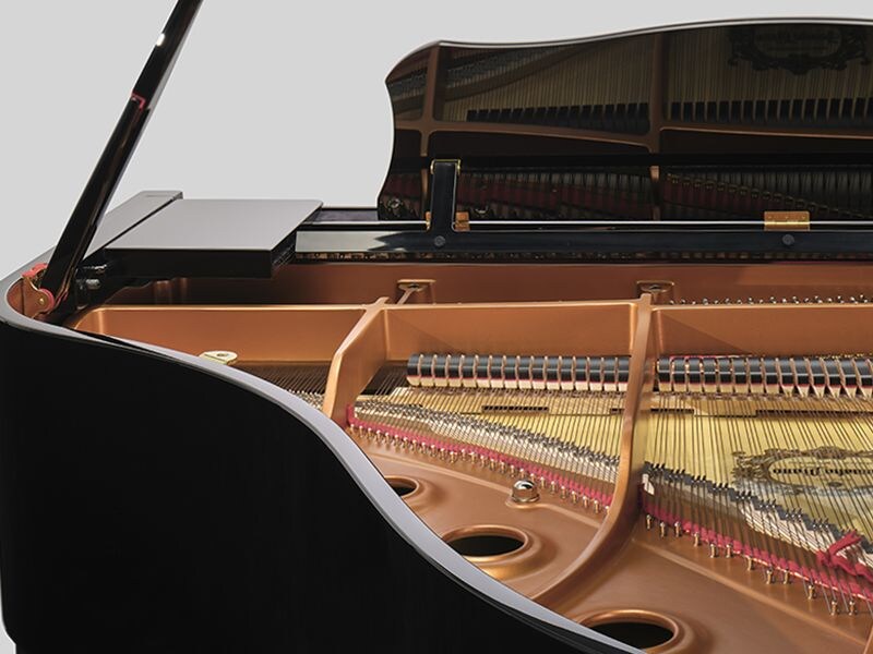 Feature image of the elegant design of the grand piano