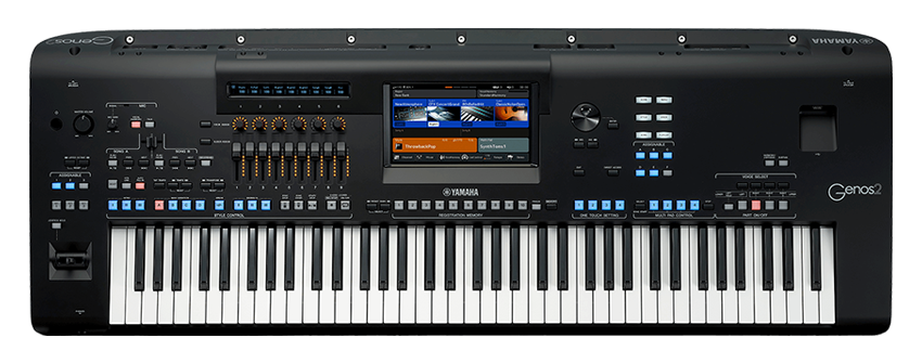 Top view of Yamaha Genos2 76-KEY ARRANGER WORKSTATION