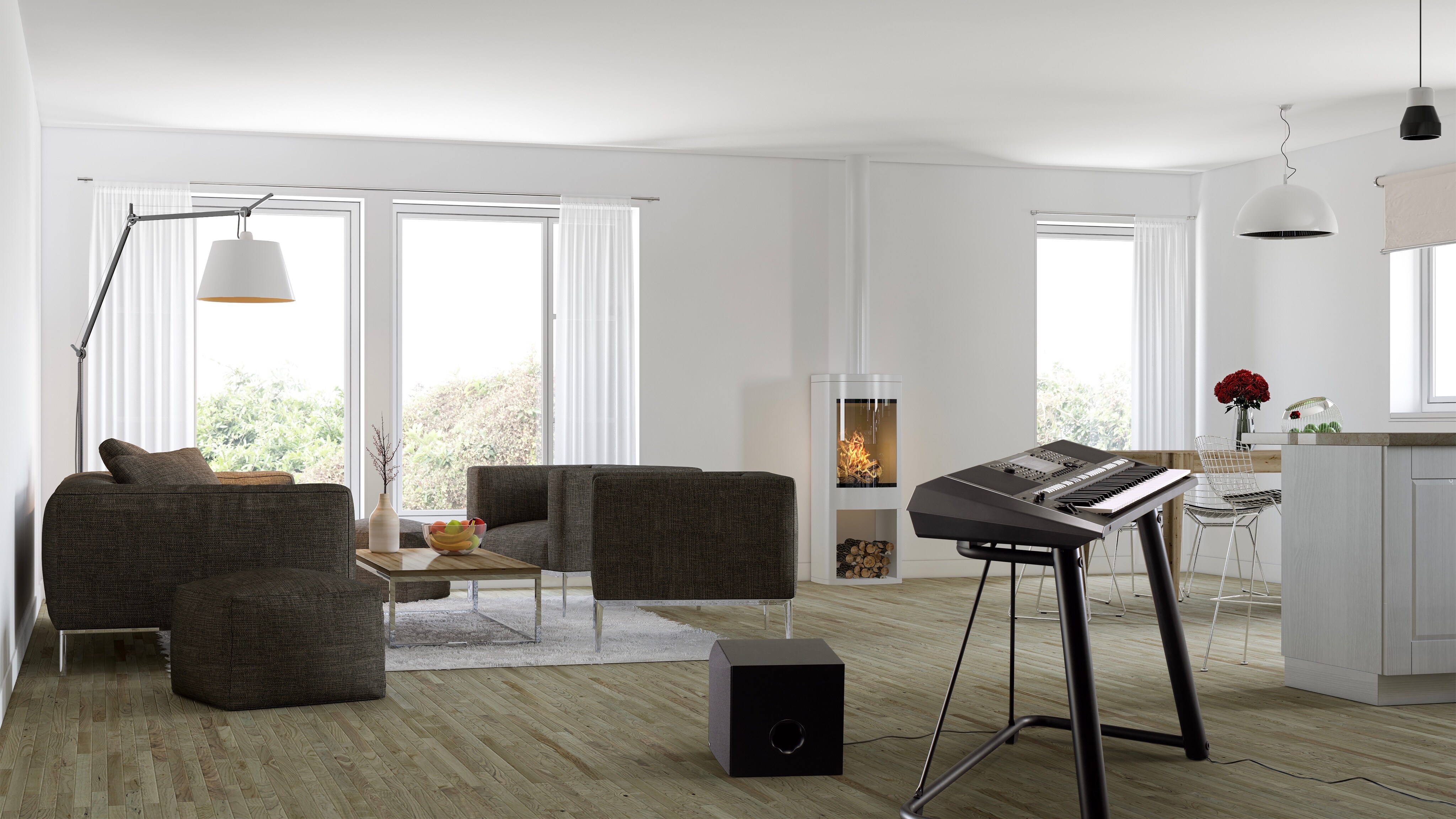 C0ER0206 YAMAHA ヤマハ AST-SW100 /1ウェイ 2スピーカー /アクティブ