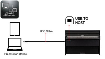USB Audio/MIDI Connectivity