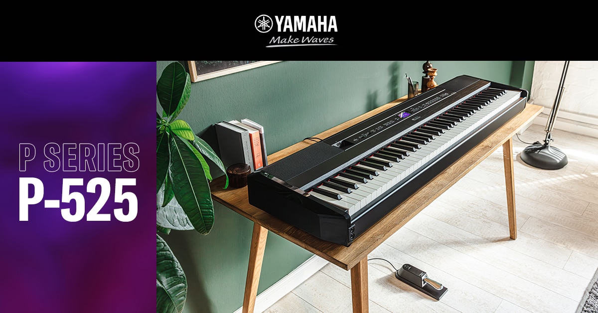 Yamaha - Piano Numérique P-525 - Noir - Scotto Musique