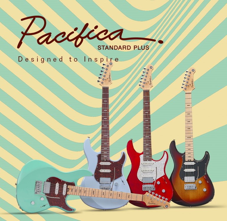Pacifica Standard Plus Electric Guitars - Yamaha USA