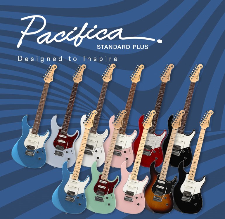 Pacifica Standard Plus Electric Guitars - Yamaha USA