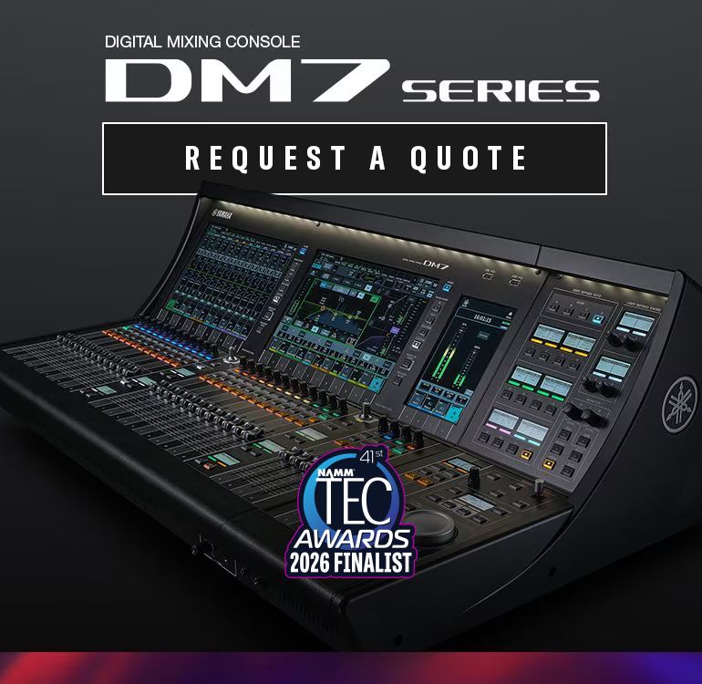 DM7 Digital Audio Mixer System Plans - Yamaha USA