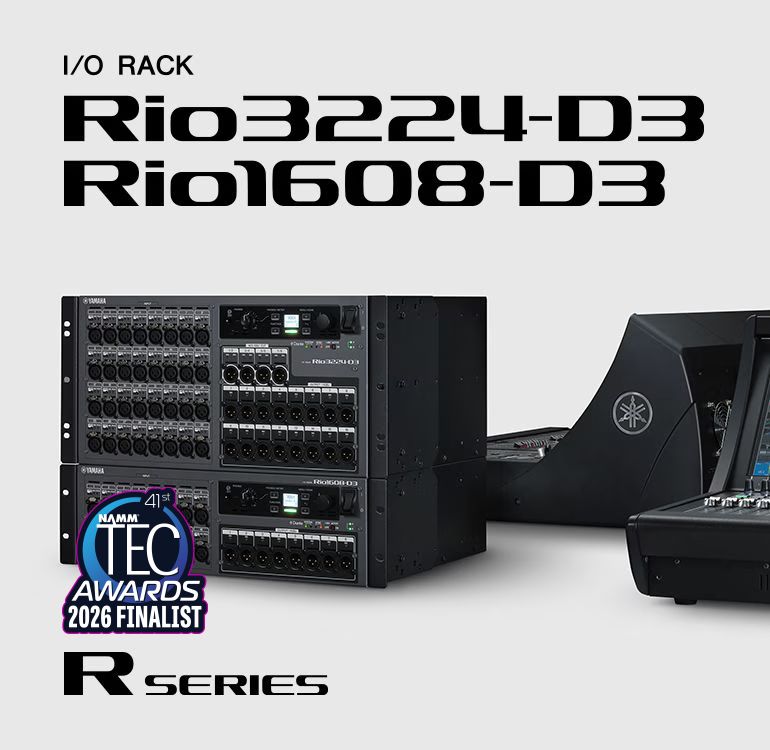 Rio3224-D I/Oラック Rio3224-D3 and Rio3224-D3 I/O Racks - Yamaha USA