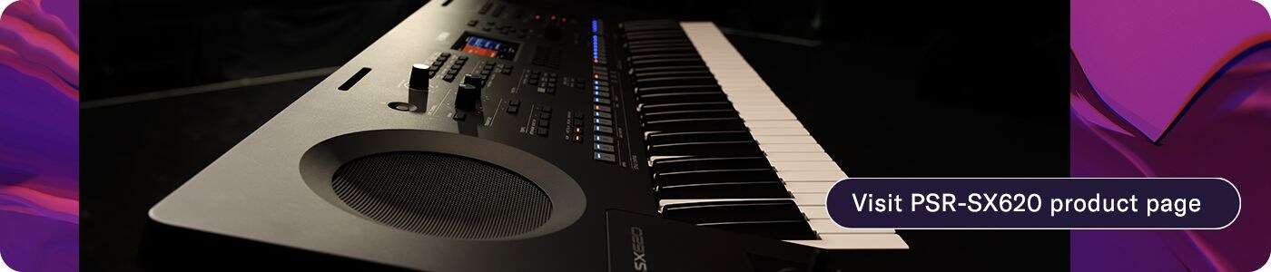 Visit the PSR-SX620 product page