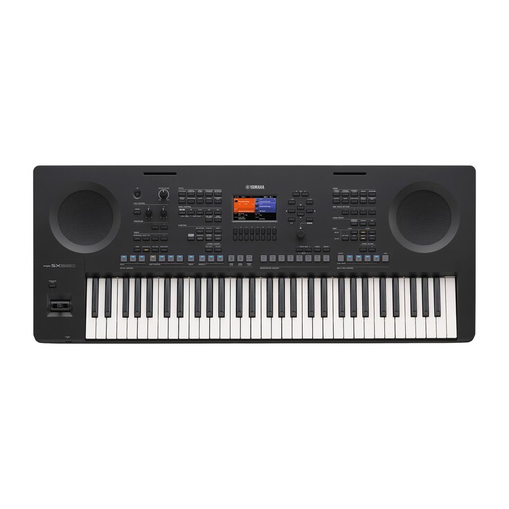 Yamaha Arranger Workstation PSR-SX620 overhead view