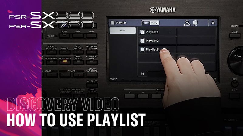 PSR-SX Media Library - Yamaha USA