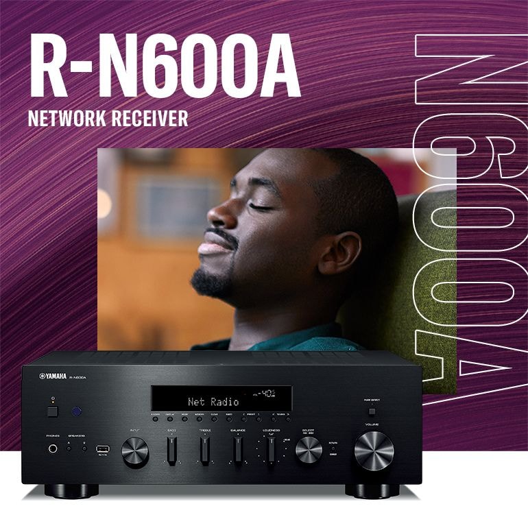 header banner image of Yamaha R-N600A Network Receiver