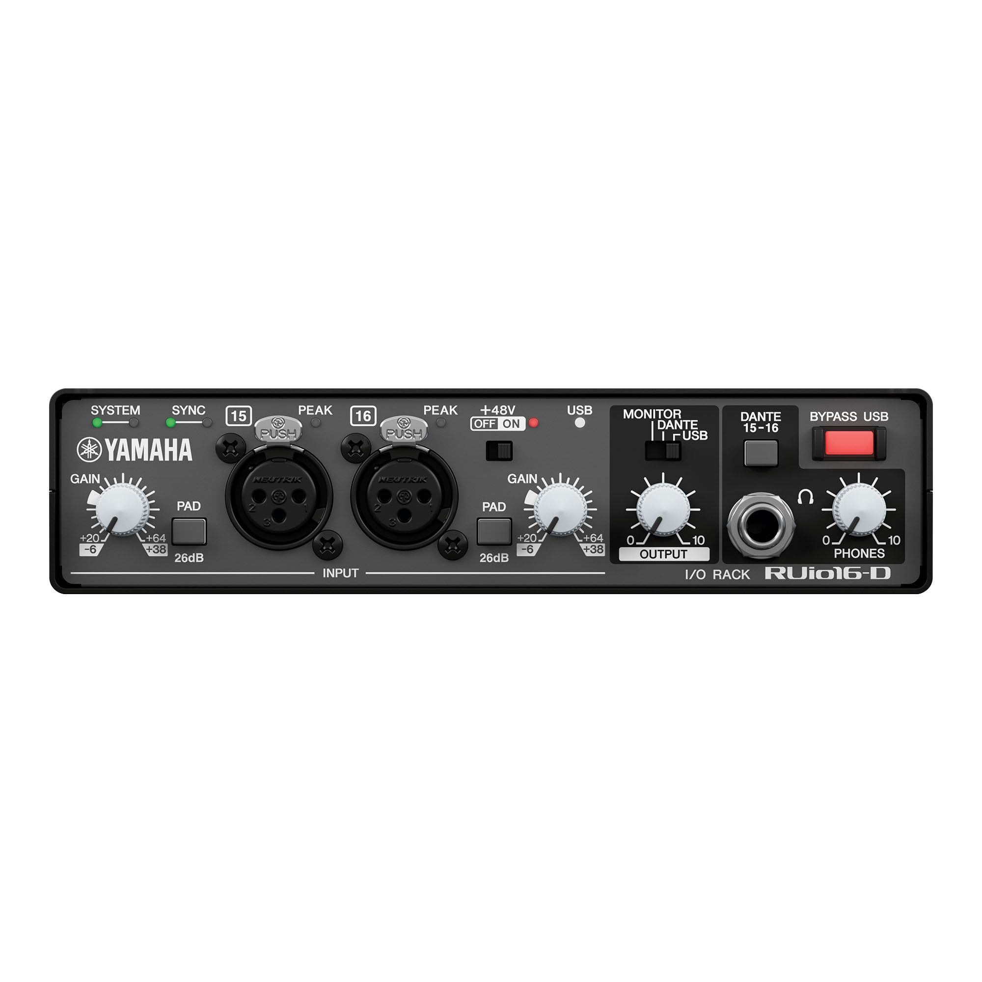 RUio16-D Dante, Analog, USB Audio Interface - Yamaha USA