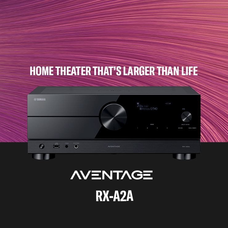 Home Theater That's Larger Than Life - Yamaha AVENTAGE RX-A2A Receiver Header - Desktop