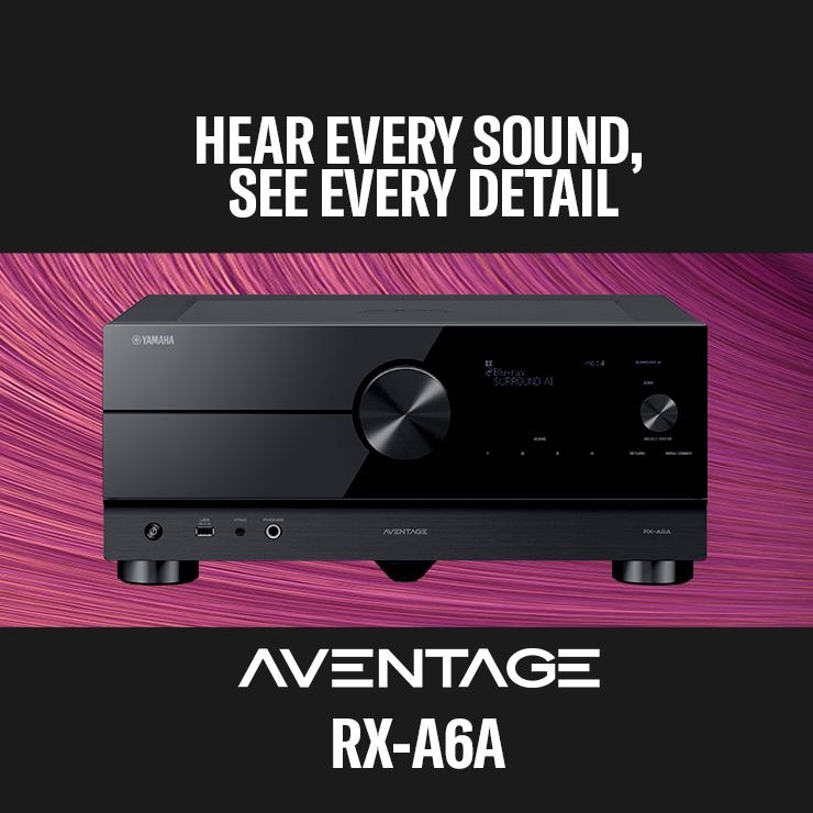 Hear Every Sound, See Every Detail - Yamaha AVENTAGE RX-A6A 9.2-Channel AV Receiver with 8K HDMI and MusicCast Header - Mobile