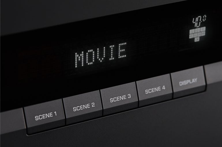 The scene buttons of the RX300A.