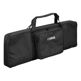 Angled view of Yamaha SC-KB630 soft carry case for select Yamaha 61-key portable keyboards.