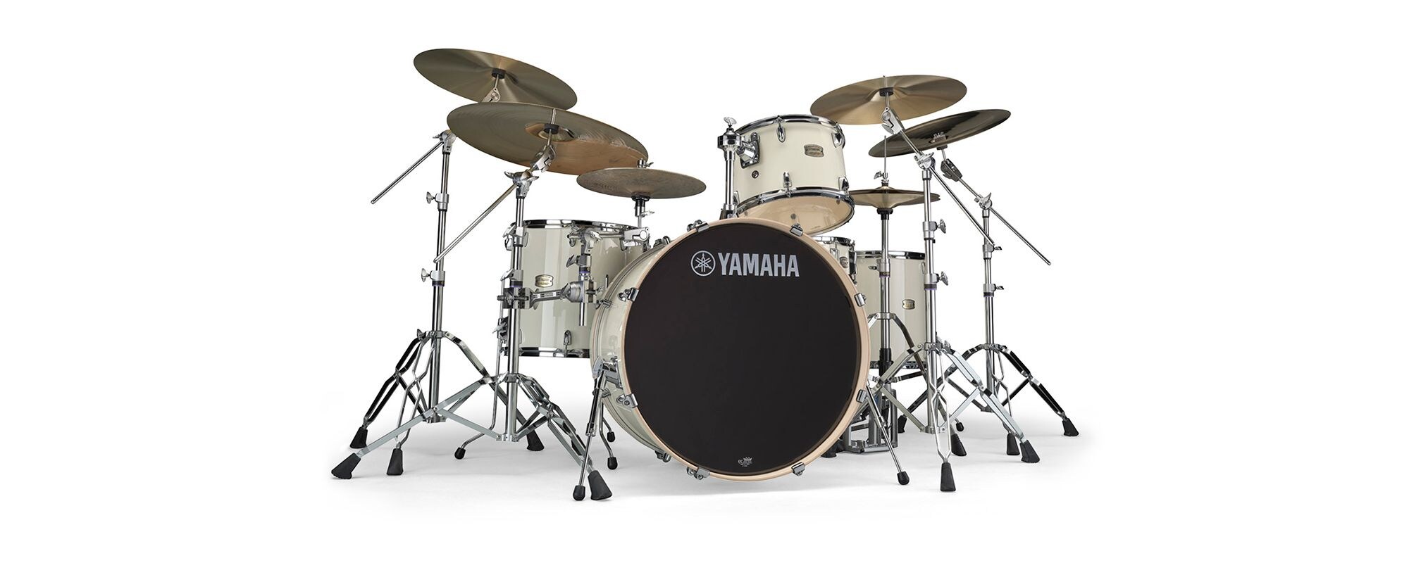 yamaha double bass drum set