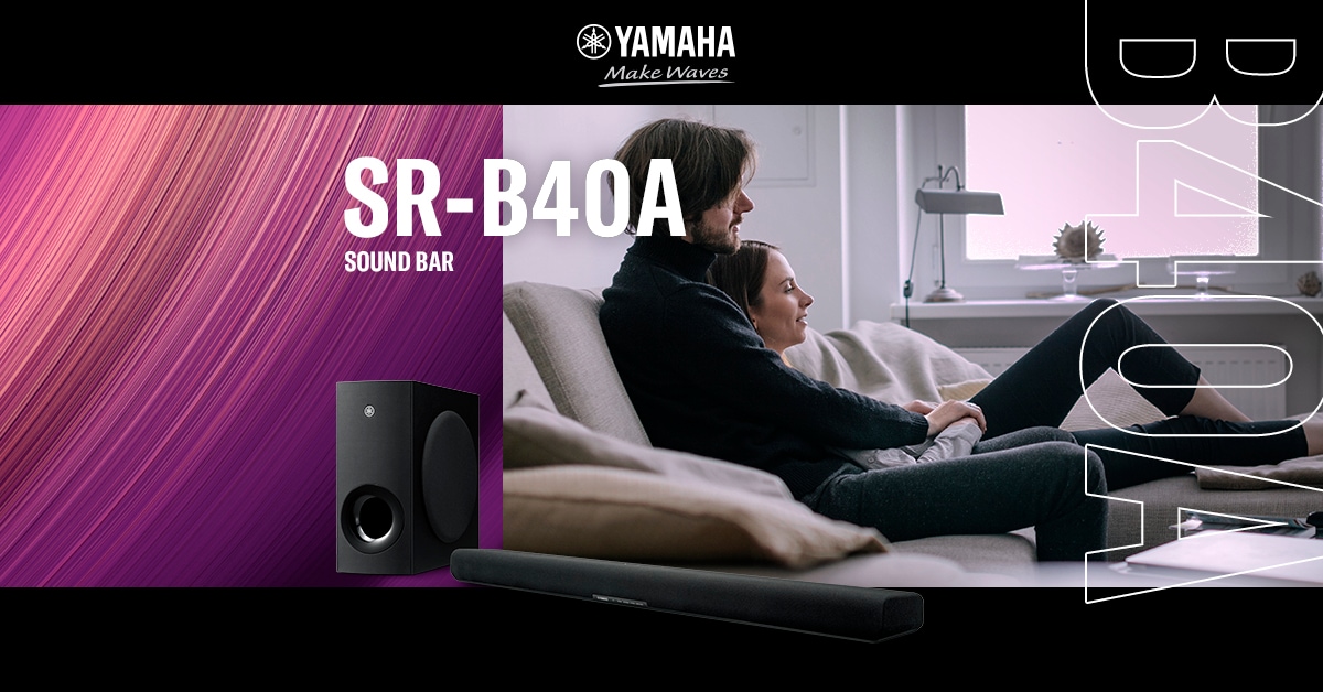SR-B40A Dolby Atmos Sound Bar and Subwoofer - Yamaha USA