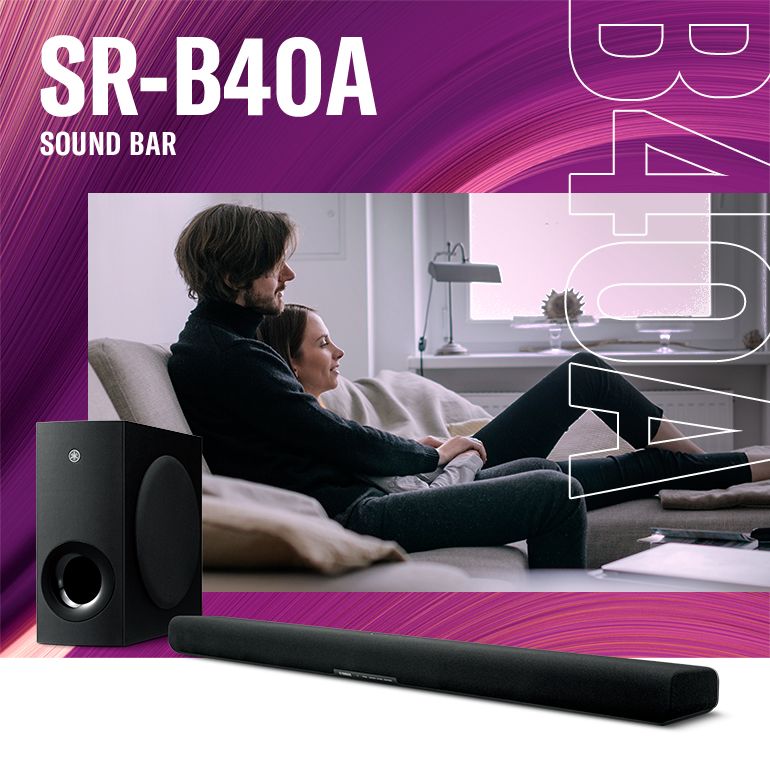 SR-B40A Dolby Atmos Sound Bar Specs - Yamaha USA