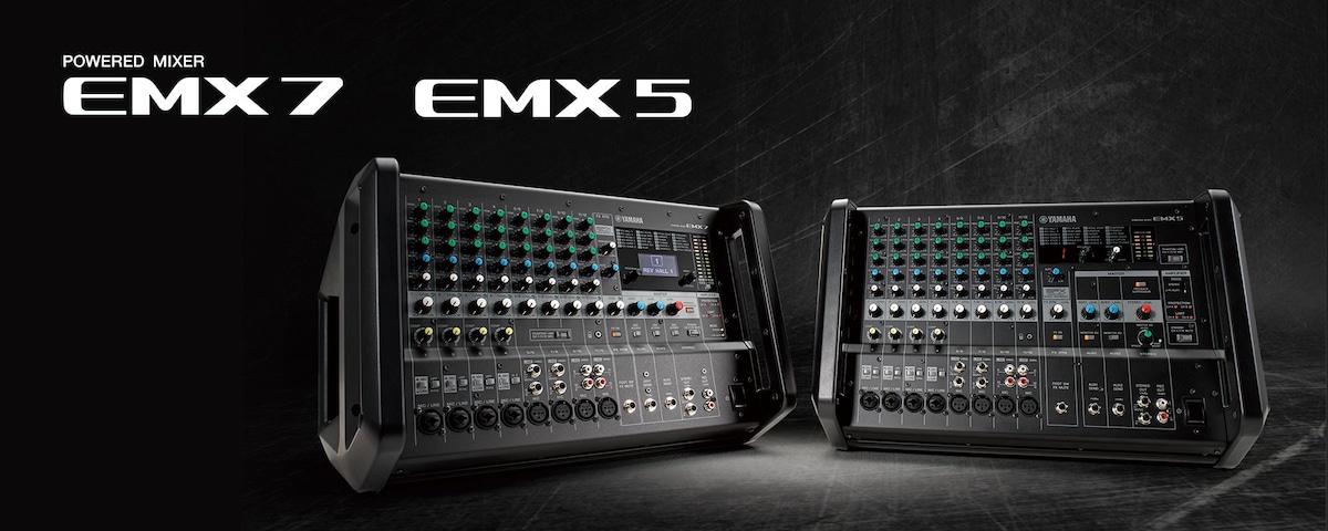 EMX7/EMX5/EMX2/EMX5016CF/EMX5014C, Powered Mixers